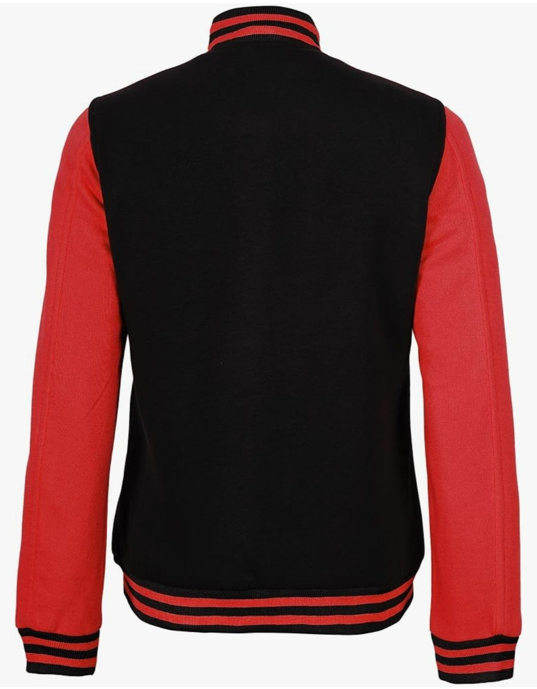 Classic Black & Red Varsity Jacket