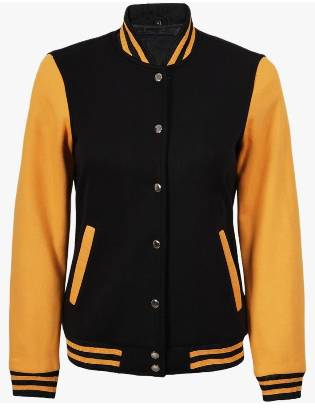 Classic Black & Gold Varsity Jacket