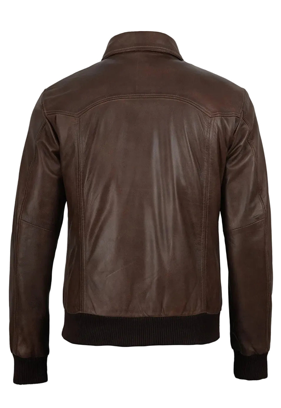Classic Dark Brown Leather Jacket